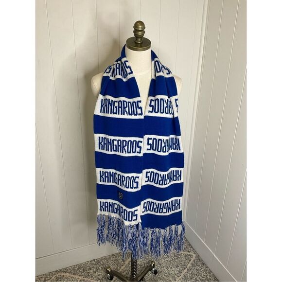 North Melbourne Kangaroos AFL Heritage Bar Scarf Warm Winter Neckwear - Picture 2 of 6